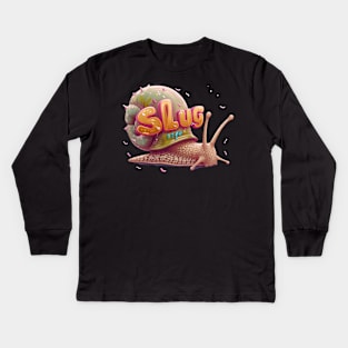 slug life Kids Long Sleeve T-Shirt